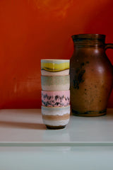 70s ceramics: cafe cups, deco (set of 4)