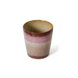 70s ceramics: coffee mug, bloom
