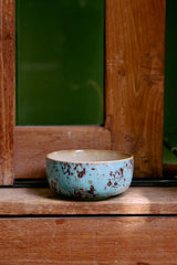 70s ceramics: dessert bowl, patina