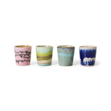 70s ceramics: egg cups, vibrance (set of 4)