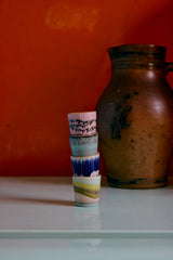 70s ceramics: egg cups, vibrance (set of 4)