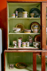 70s ceramics: latte mug, veil