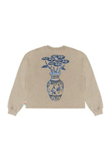 Oriental Flower Bouquet Thermal L/S - Cream