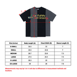 Paneled Logo Tee - Washed Black
