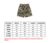Woodland Camo Shorts - Green