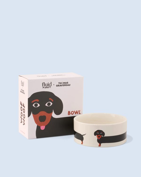 FLUID MARKET Dachshund Bowl