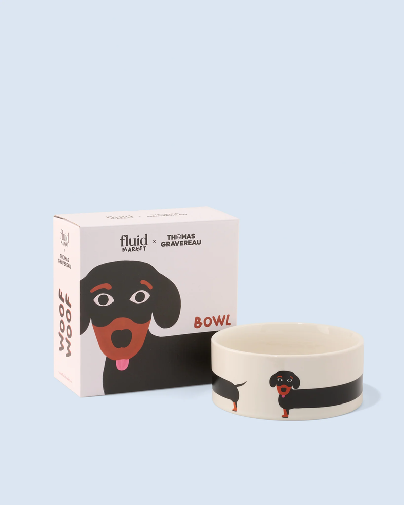 FLUID MARKET Dachshund Bowl