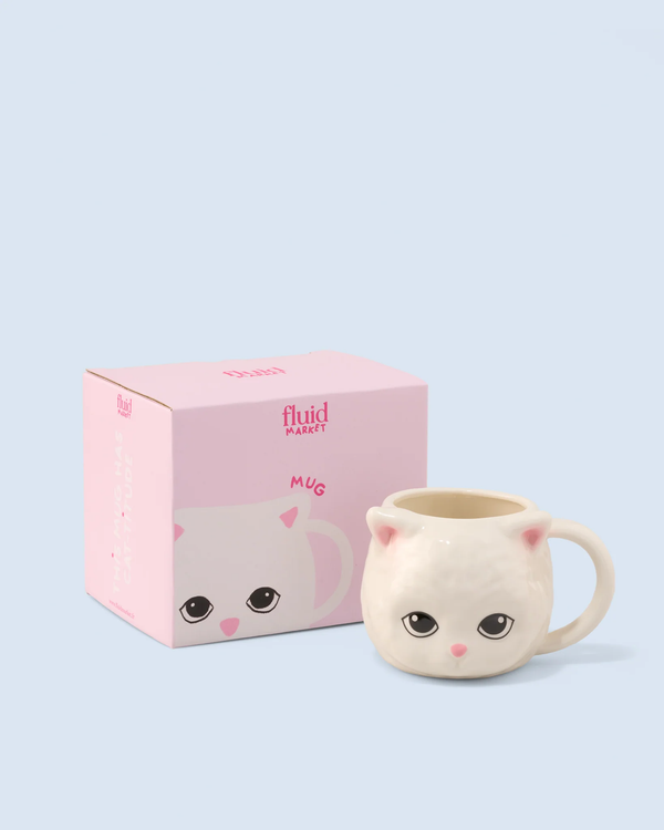 FLUID MARKET Cat Mug