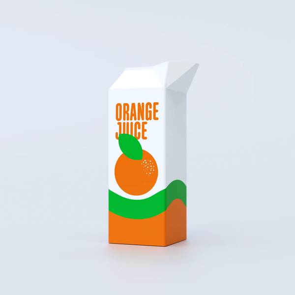 FLUID MARKET VASE ORANGE JUICE