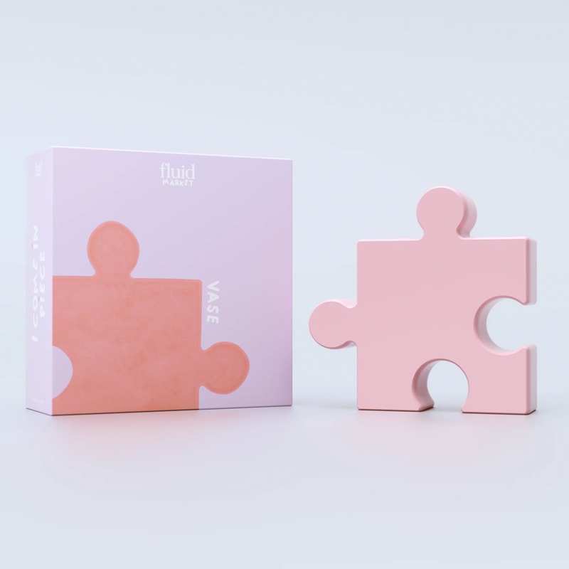 FLUID MARKET VASE PUZZLE PINK