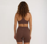 ACTIVE BIKE SHORTS - WALNUT