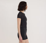 ACTIVE MESH TEE - BLACK