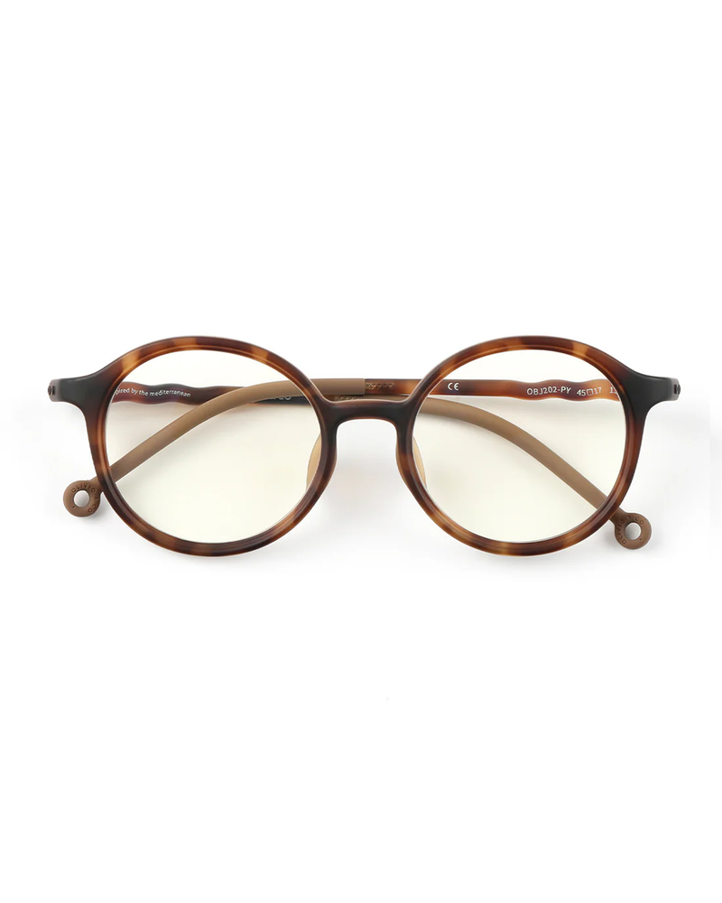 ADULT Oval Screen Glasses-Tortoiseshell