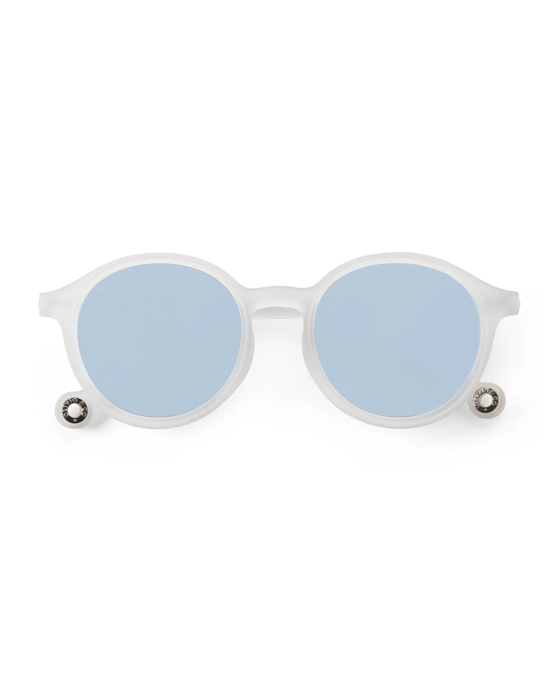 ADULT Oval Sunglasses-Jellyfish White