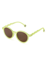 ADULT Oval Sunglasses-Lime Green