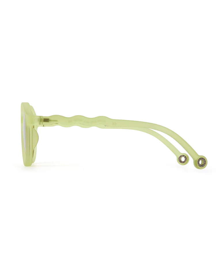 ADULT Oval Sunglasses-Lime Green