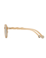 ADULT Oval Sunglasses-Sand beige