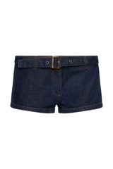 AFTERGLOW MINI SHORT - DARK DENIM