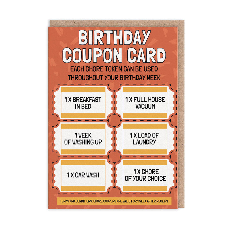 OOH DEER Birthday Week Coupon Card