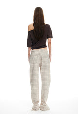 ALABAMA JEANS - ALMOND PLAID