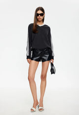 ALL STARS LONG SLEEVE - WASHED NOIR
