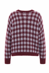 AOMORI CARDIGAN - BORDEAUX