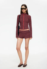 APEX JACKET - CRIMSON STRIPE