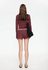 APEX JACKET - CRIMSON STRIPE