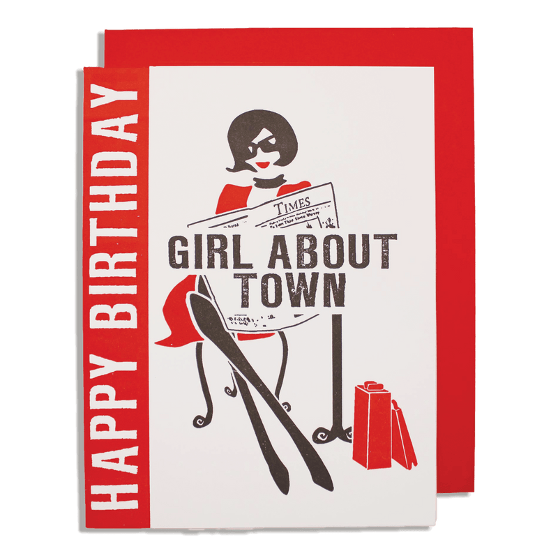 Archivist Girl about Town Birthday