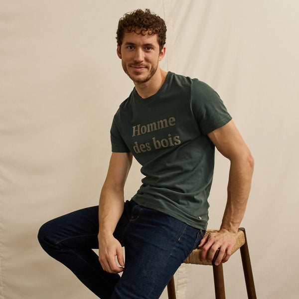 ARCY T-SHIRT COTTON - DARK GREEN