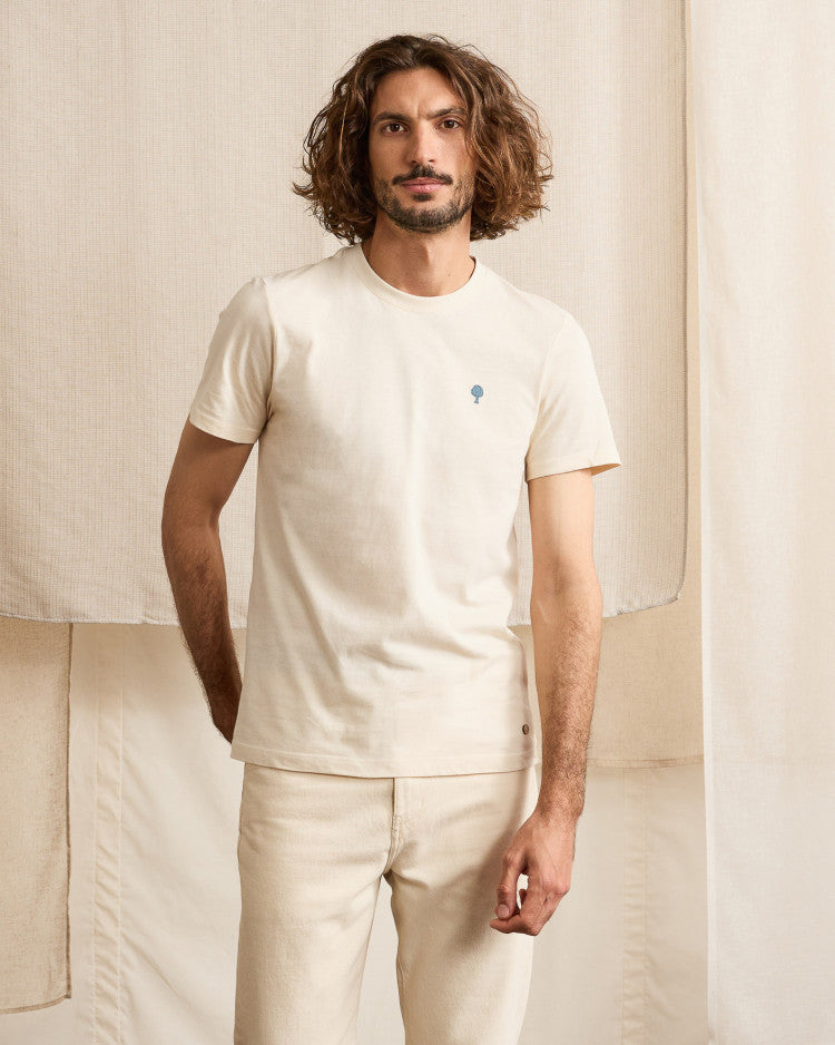 ARCY T-SHIRT KNIT - ALMOND