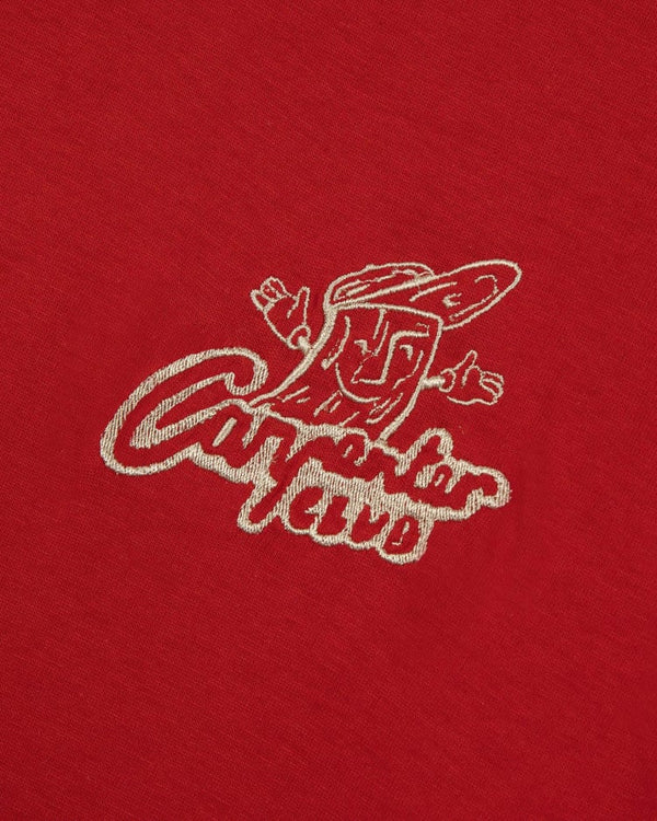 ARCY T-SHIRT KNIT - DARK RED