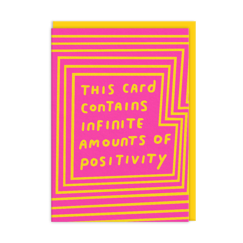 OOH DEER Infinite Amounts Of Positivity Greeting Card
