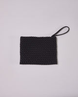  HANDWOVEN NEOPRENE PENCIL BAG DARK GREY 