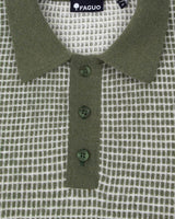 AULNAY KNITWEAR KNIT - DARK LICHEN/ECRU