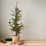 AVEVA DESIGN LITTLE HANGINGS SMILEY SANTA COBALT