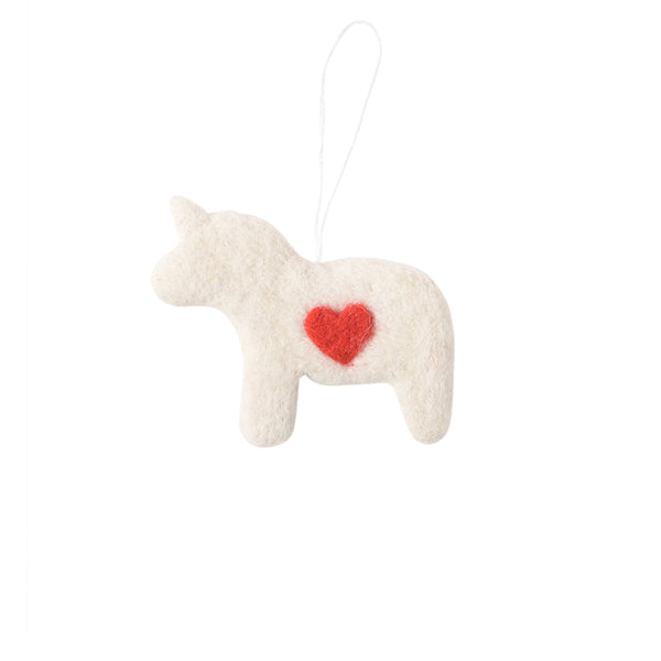 AVEVA DESIGN LITTLE HANGINGS DALA HORSE WHITE