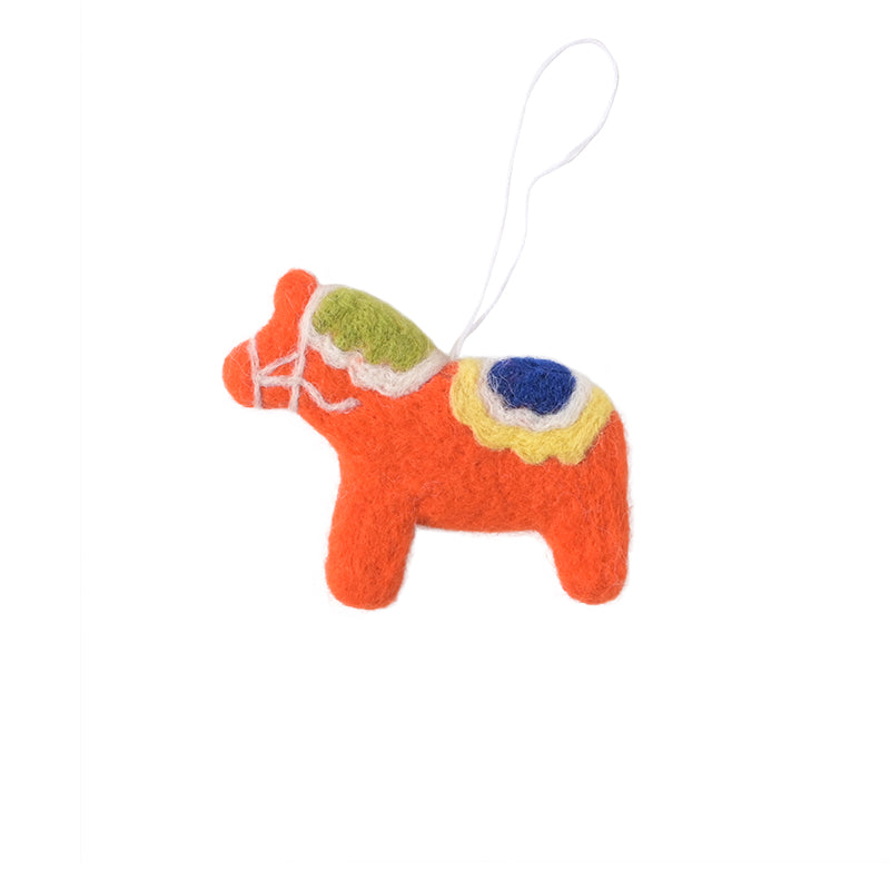 AVEVA DESIGN LITTLE HANGINGS DALA HORSE RED
