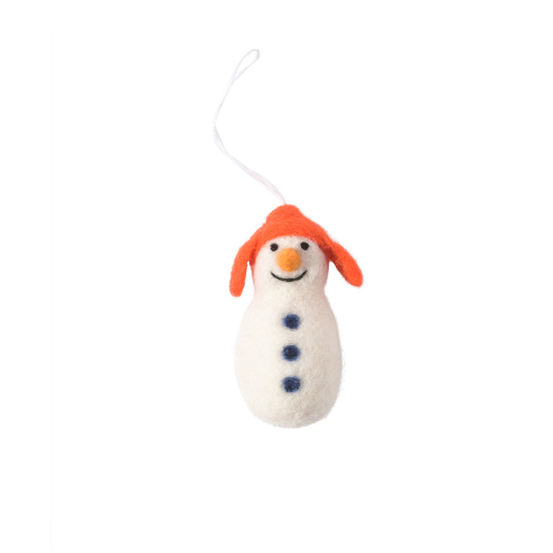 AVEVA DESIGN LITTLE HANGINGS SNOWMAN RED