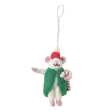 AVEVA DESIGN LITTLE HANGINGS MOUSE CANDY CANE