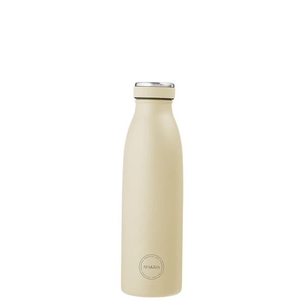 AYA&IDA Drinking Bottle 500ML - Butter Yellow