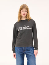 A Modern Love Story LS T-shirt : Off-Black