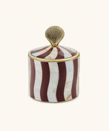 Abby Shell Circus Box Large Burgundy