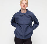 Alley Casual Zip Jacket - Midnight Blue