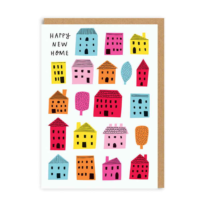 OOH DEER Happy New Home Greeting Card