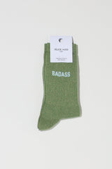 BADA*S SOCKS - VERT PAILLETTES