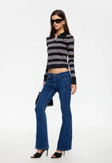 BADA BING JERSEY - NOIR STRIPE
