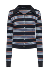 BADA BING JERSEY - NOIR STRIPE