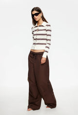BADA BING JERSEY - SAND STRIPE