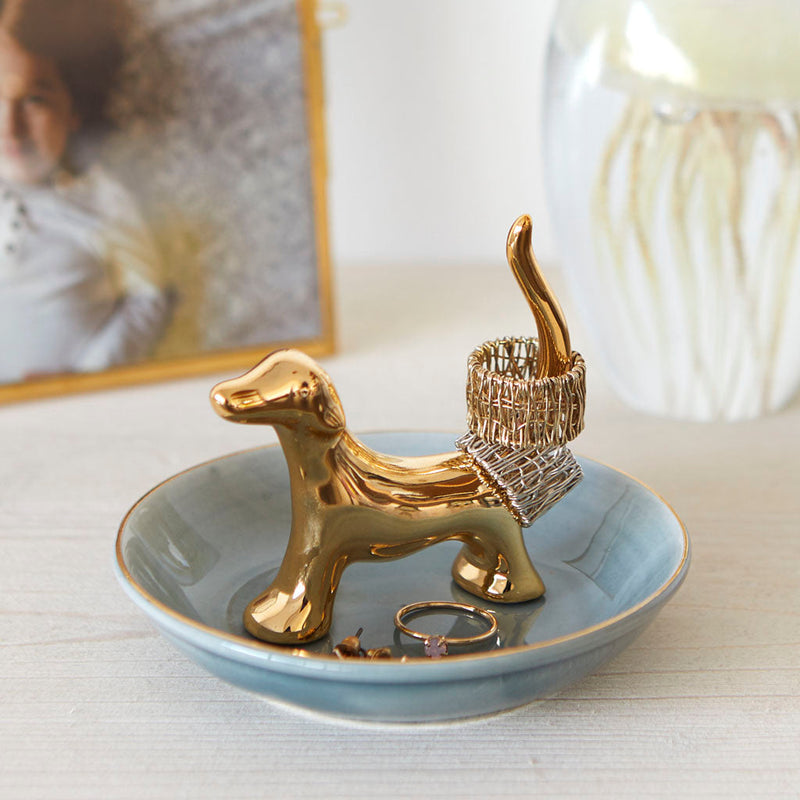 BALVI Ring holder Bassotto Golden